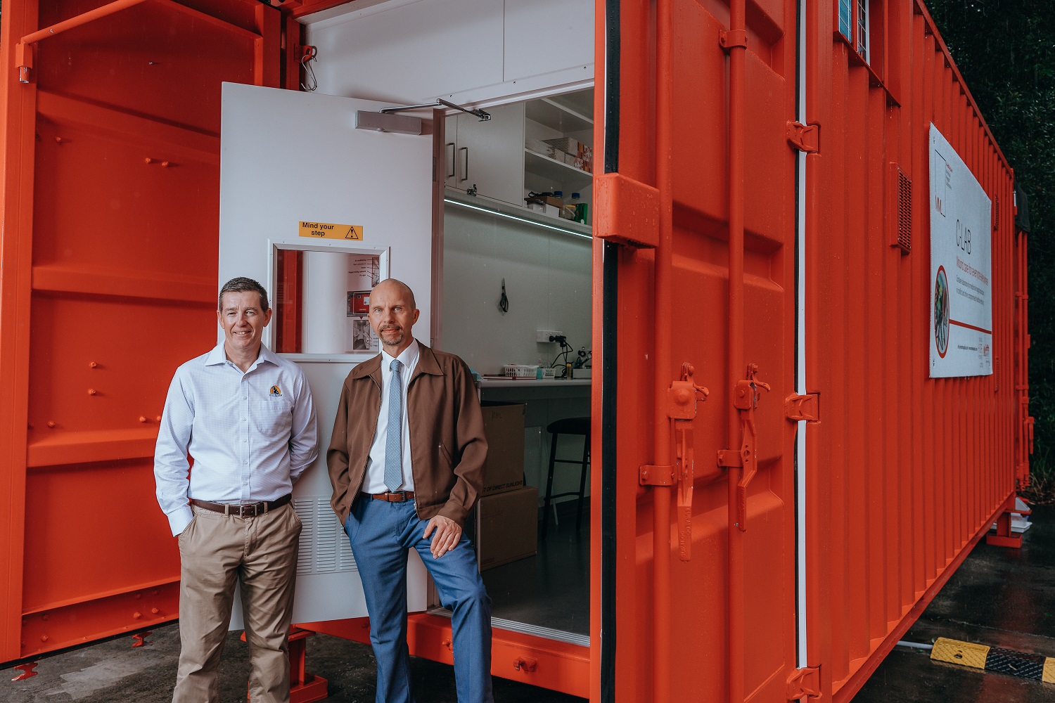 A shipping container with the potential to save lives
